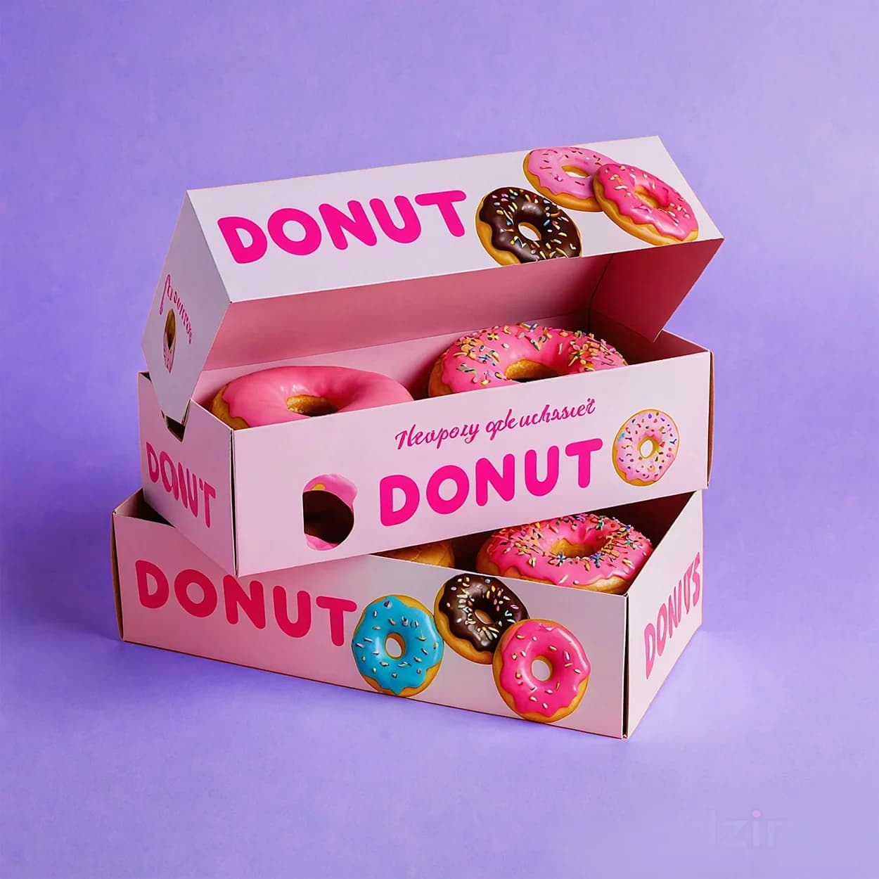donut boxes