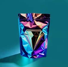 holographic mylar bags