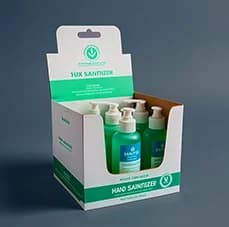 hand sanitizer boxes