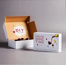 cardboard box with lid
