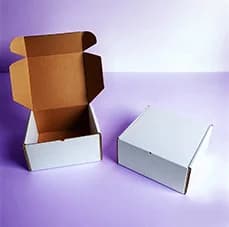 White Corrugated