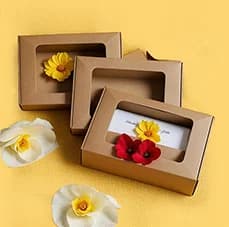 kraft window boxes
