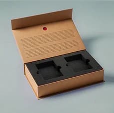 rigid boxes with foam insert
