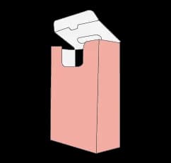 handle bag shape box