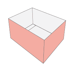 double wall tray
