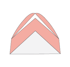 triangular tray lid